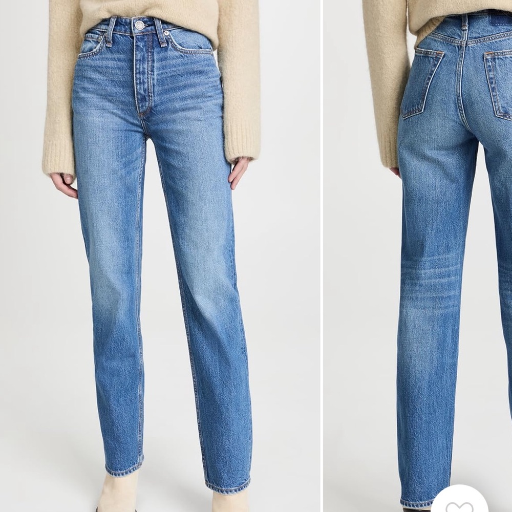 Rag and Bone Alex night rise straight jeans